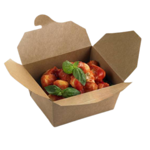 Leone take away box havana 21x16x9 40pz H0712