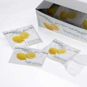 Salvietta monouso rinfrescante al limone Leone